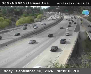 NB 805 at Home Ave (On Ramp)