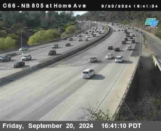 NB 805 at Home Ave (On Ramp)