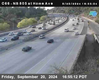 NB 805 at Home Ave (On Ramp)