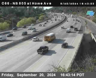 NB 805 at Home Ave (On Ramp)