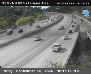 NB 805 at Home Ave (On Ramp)