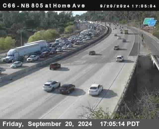 NB 805 at Home Ave (On Ramp)