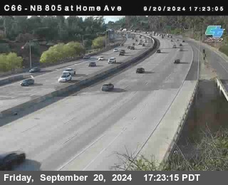 NB 805 at Home Ave (On Ramp)