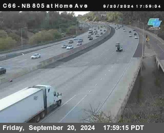 NB 805 at Home Ave (On Ramp)