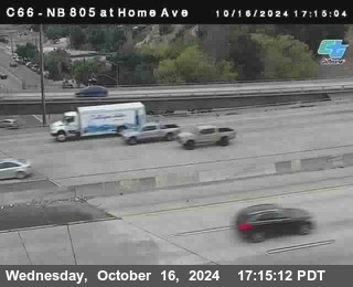 NB 805 at Home Ave (On Ramp)