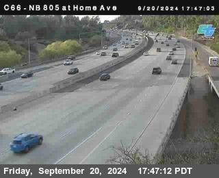 NB 805 at Home Ave (On Ramp)