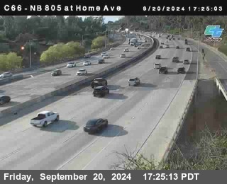 NB 805 at Home Ave (On Ramp)