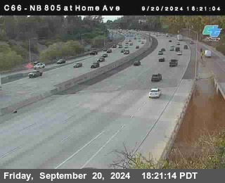 NB 805 at Home Ave (On Ramp)