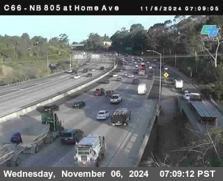 NB 805 at Home Ave (On Ramp)