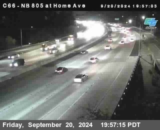 NB 805 at Home Ave (On Ramp)