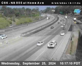 NB 805 at Home Ave (On Ramp)