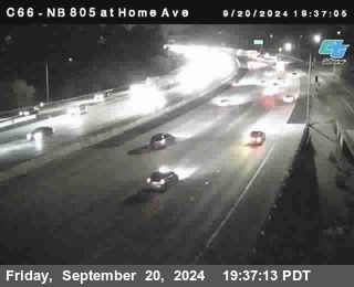 NB 805 at Home Ave (On Ramp)