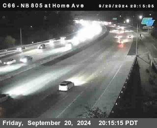 NB 805 at Home Ave (On Ramp)