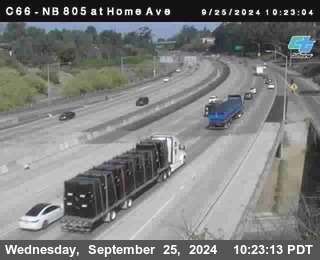 NB 805 at Home Ave (On Ramp)