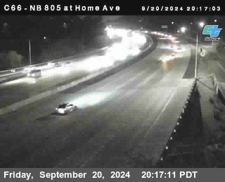 NB 805 at Home Ave (On Ramp)