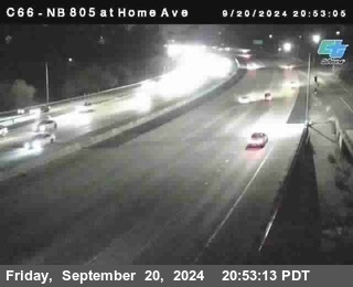 NB 805 at Home Ave (On Ramp)