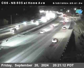 NB 805 at Home Ave (On Ramp)