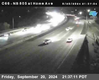 NB 805 at Home Ave (On Ramp)