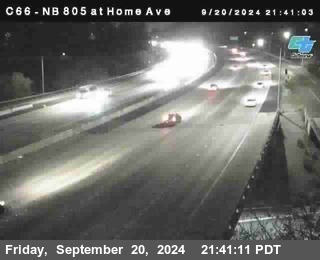 NB 805 at Home Ave (On Ramp)