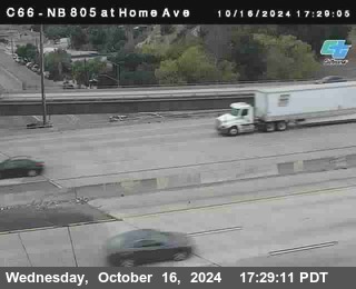 NB 805 at Home Ave (On Ramp)