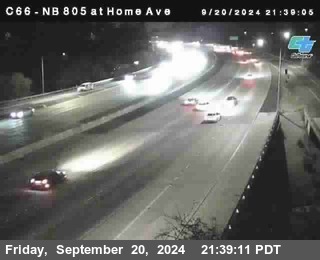 NB 805 at Home Ave (On Ramp)