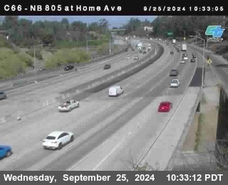 NB 805 at Home Ave (On Ramp)