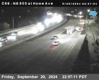 NB 805 at Home Ave (On Ramp)