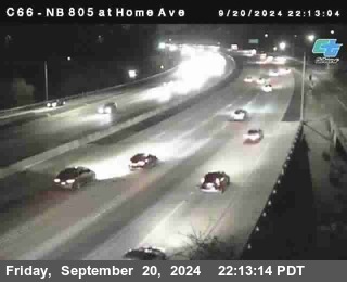 NB 805 at Home Ave (On Ramp)