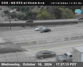 NB 805 at Home Ave (On Ramp)