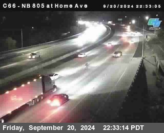 NB 805 at Home Ave (On Ramp)