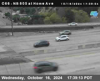 NB 805 at Home Ave (On Ramp)