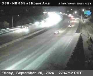 NB 805 at Home Ave (On Ramp)