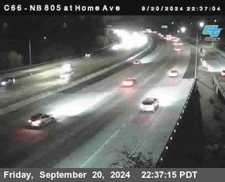 NB 805 at Home Ave (On Ramp)