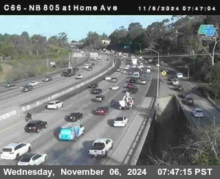 NB 805 at Home Ave (On Ramp)