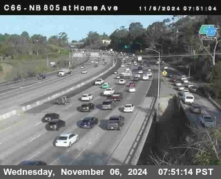 NB 805 at Home Ave (On Ramp)