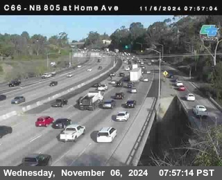 NB 805 at Home Ave (On Ramp)