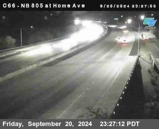 NB 805 at Home Ave (On Ramp)