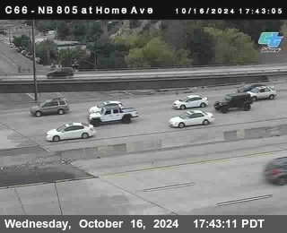 NB 805 at Home Ave (On Ramp)