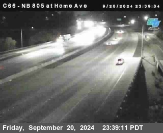 NB 805 at Home Ave (On Ramp)