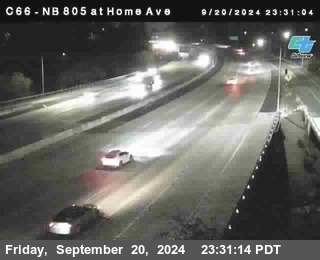 NB 805 at Home Ave (On Ramp)