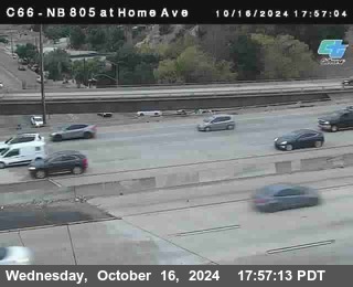 NB 805 at Home Ave (On Ramp)