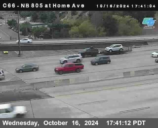 NB 805 at Home Ave (On Ramp)