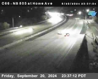 NB 805 at Home Ave (On Ramp)