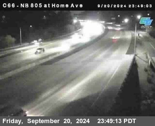 NB 805 at Home Ave (On Ramp)