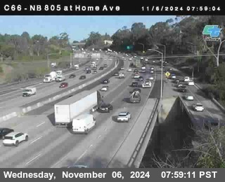 NB 805 at Home Ave (On Ramp)