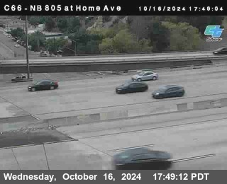 NB 805 at Home Ave (On Ramp)