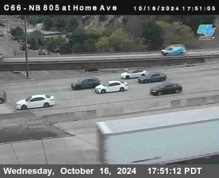 NB 805 at Home Ave (On Ramp)