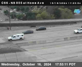 NB 805 at Home Ave (On Ramp)