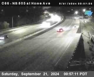 NB 805 at Home Ave (On Ramp)