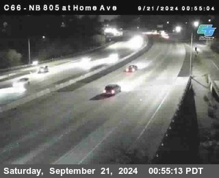 NB 805 at Home Ave (On Ramp)